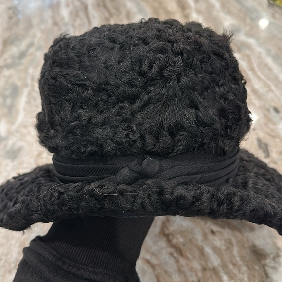Genuine Persian Lamb Wide Brim Hat - Picture 5 of 9
